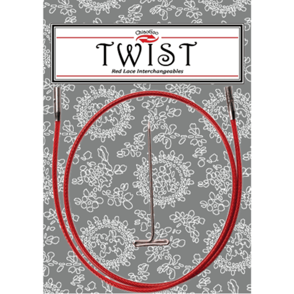 Cable 35cm para palillos intercambiables Twist RED 1