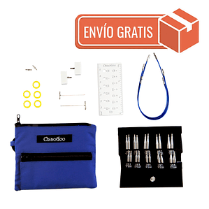 Set de palillos TWIST Shorties Blue (Conector [S] Small) ChiaoGoo