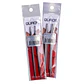 Palillos Circulares Intercambiables QUADS Cuadrados 13 cm Acero Inoxidable - Miniatura 1