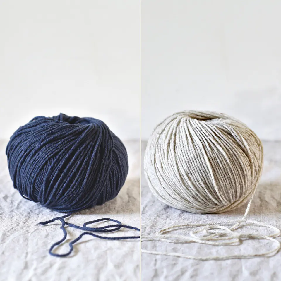 Kit de Hilados Zig Zag Along Pullover – Talla M / Azul 2
