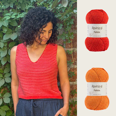 Kit Mileto Top – Talla M / Rojo + Naranjo