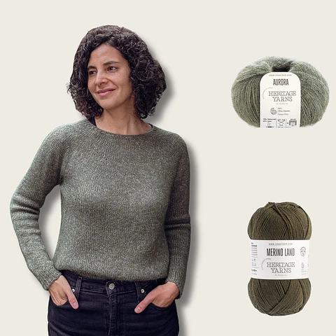 Kit Varietal Sweater – Verde Oliva / Talla M o L