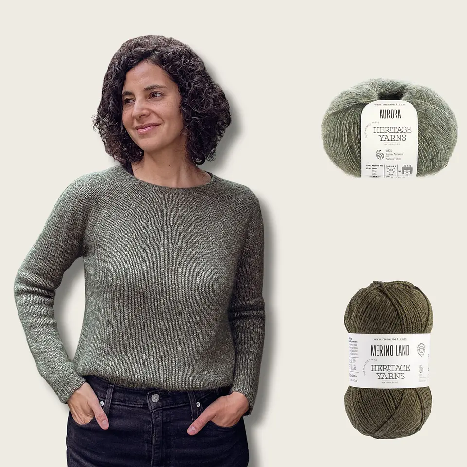Kit Varietal Sweater – Verde Oliva / Talla M o L 1