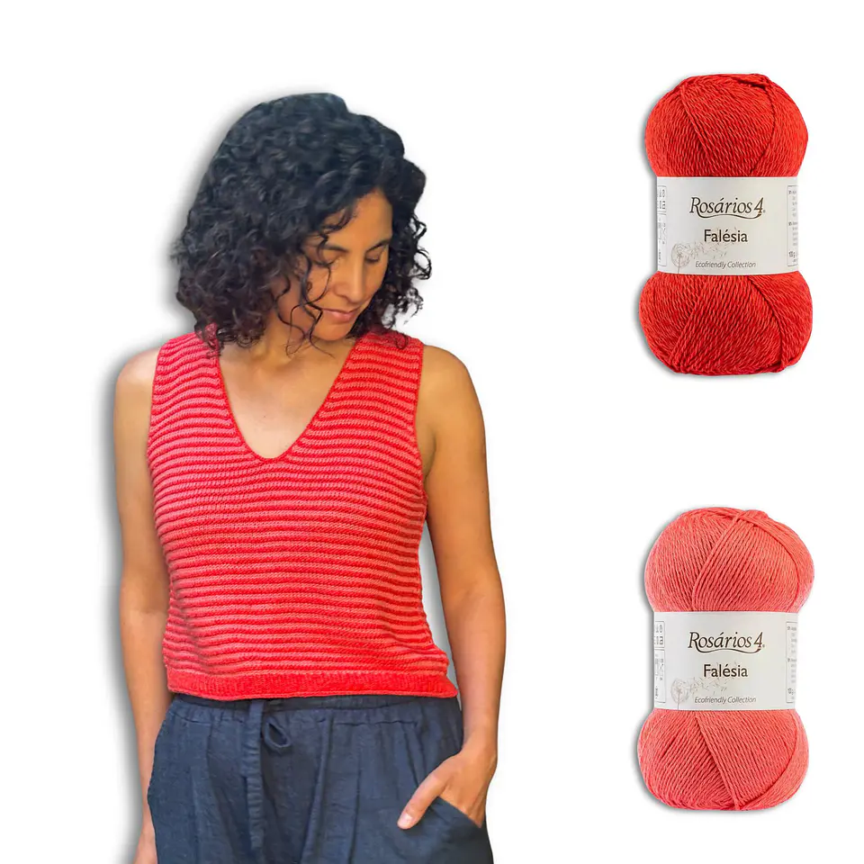 Kit Mileto Top – Talla M / Rojo + Rosa 1