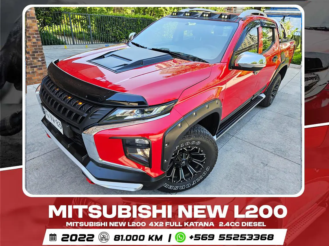 Mitsubishi New L200 4x2 Full Katana 2.4cc Diesel (2022) 1