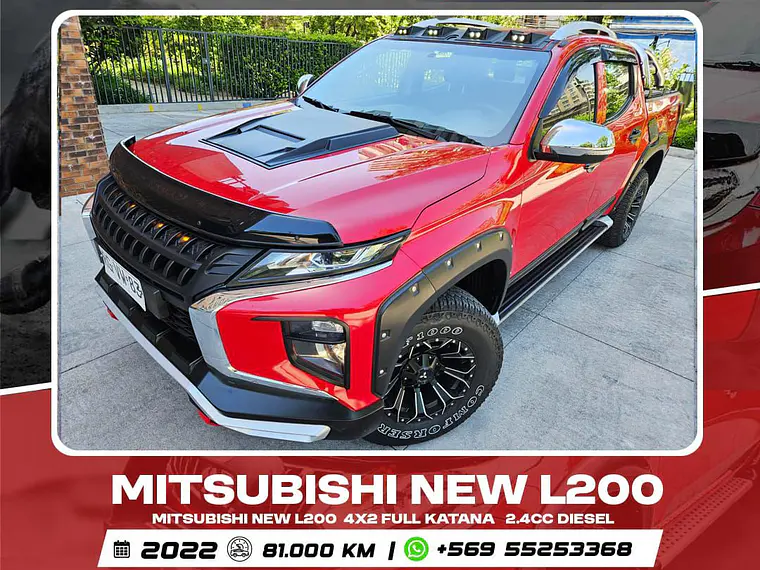 Mitsubishi New L200 4x2 Full Katana 2.4cc Diesel (2022) 1