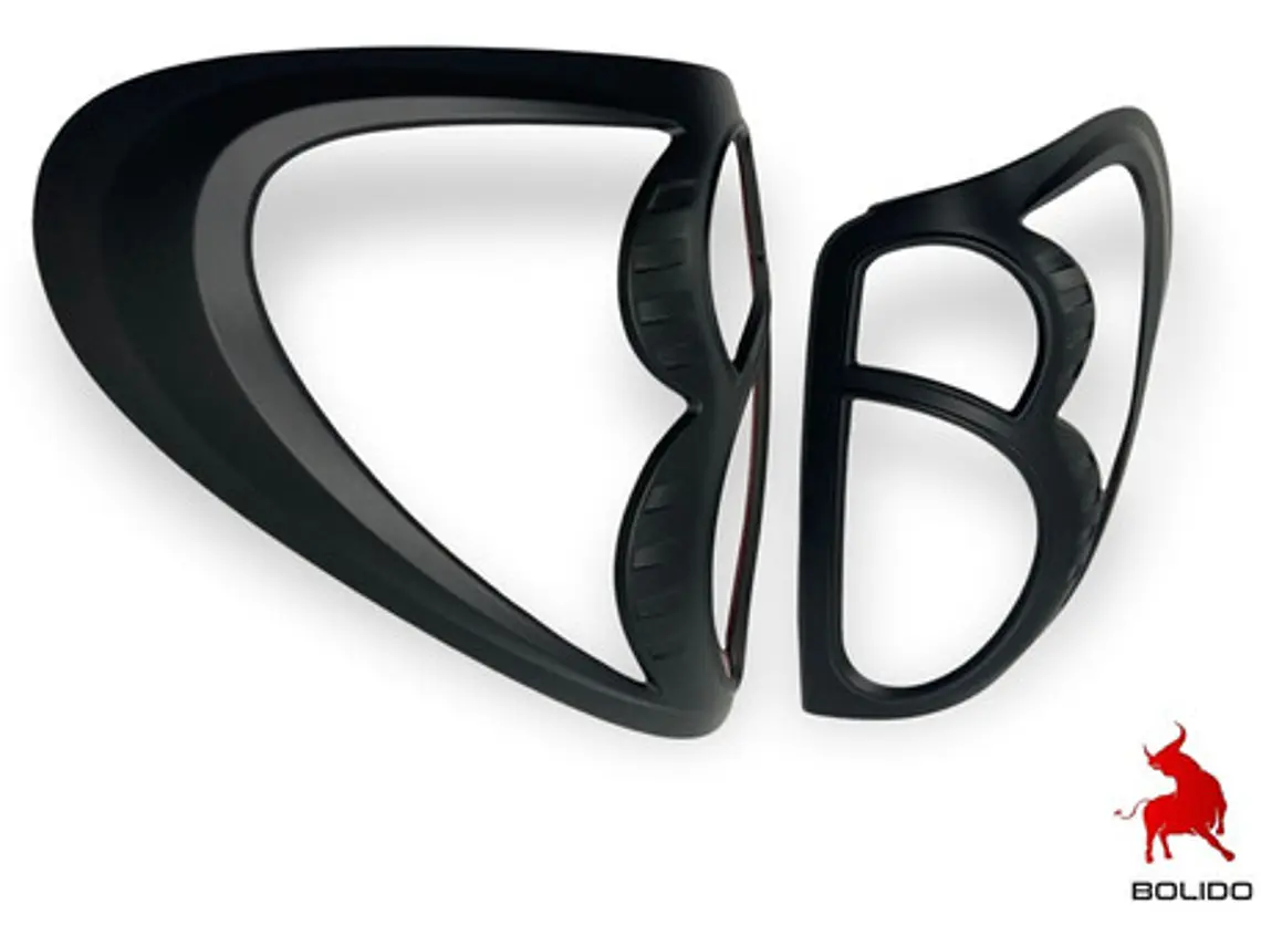 Biseles Negro Focos Traseros Mitsubishi L200 2007 - 2015  3