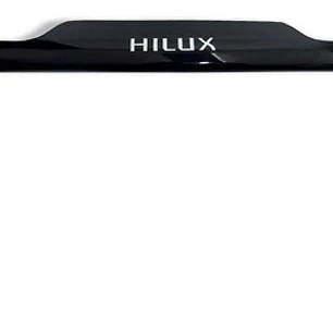 Deflector De Capot Negro Con Logo  Toyota Hilux 1983 Al 1998