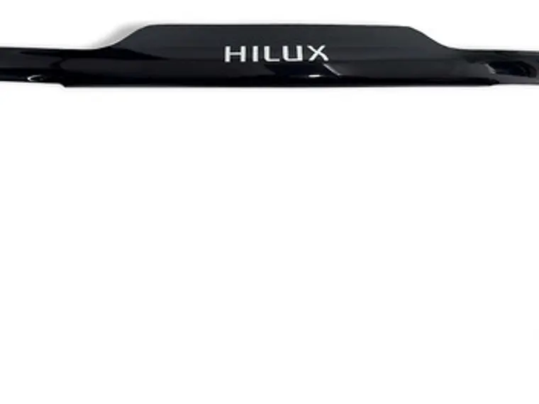 Deflector De Capot Negro Con Logo  Toyota Hilux 1983 Al 1998 2