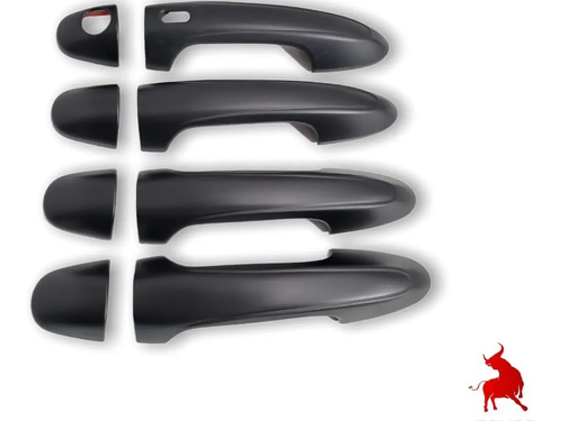 Set 4 Cubre Manillas Negras Toyota Hilux Revo 2016 - 2022 2