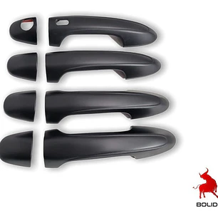 Set 4 Cubre Manillas Negras Toyota Hilux Revo 2016 - 2022