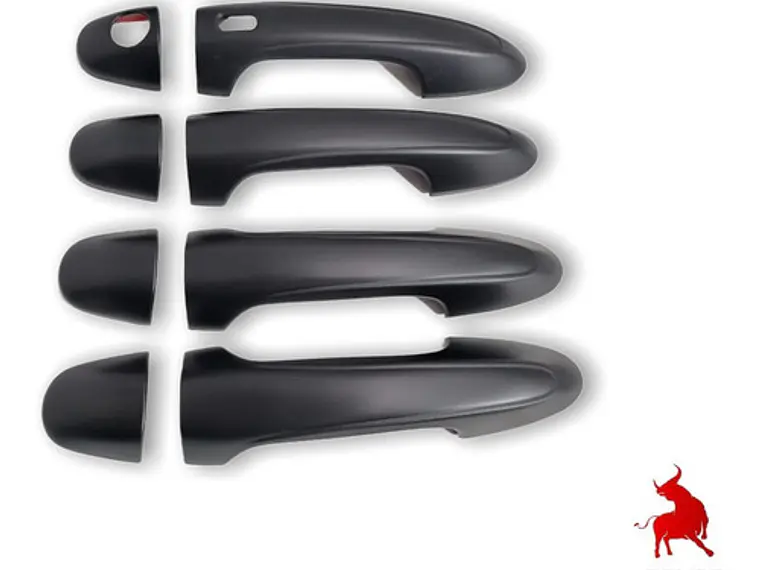 Set 4 Cubre Manillas Negras Toyota Hilux Revo 2016 - 2022 2