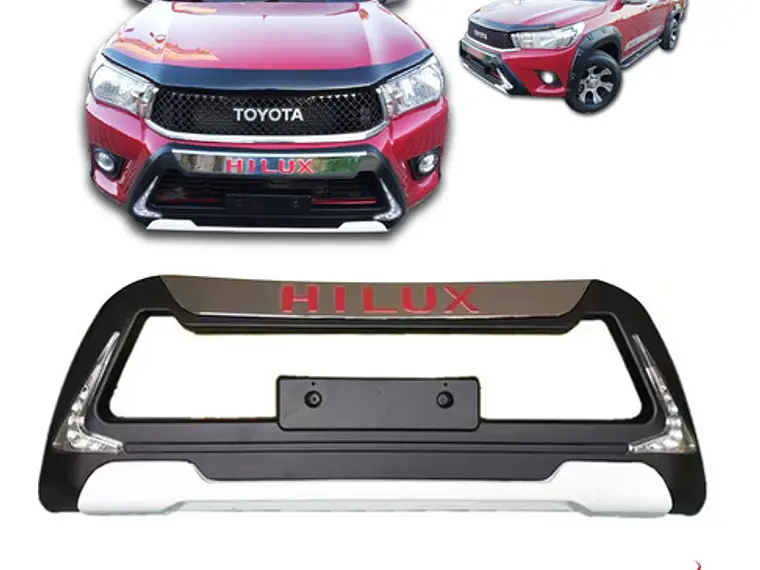 Defensa Bumper Parachoque Led Toyota Hilux Revo 2016+  1