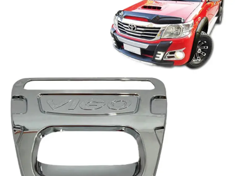 Bisel Cromado Portalón Toyota Hilux Vigo 12-16 Envío Gratis 2