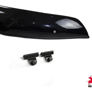 Deflector De Capot Negro Con Logo Mitsubishi L200 2019 -2022