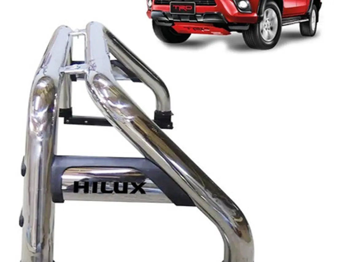 Barra Antivuelco Acero Inoxidable Toyota Hilux Revo 2016 -22 1