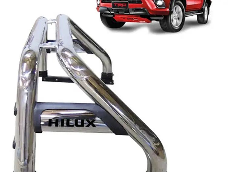 Barra Antivuelco Acero Inoxidable Toyota Hilux Revo 2016 -22 1