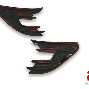Biseles Negros Focos Delanteros Toyota Hilux Revo 2016+