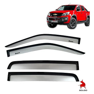 Aletas Botaaguas Bicolor Chevrolet Dmax 2015-22 Envío Gratis