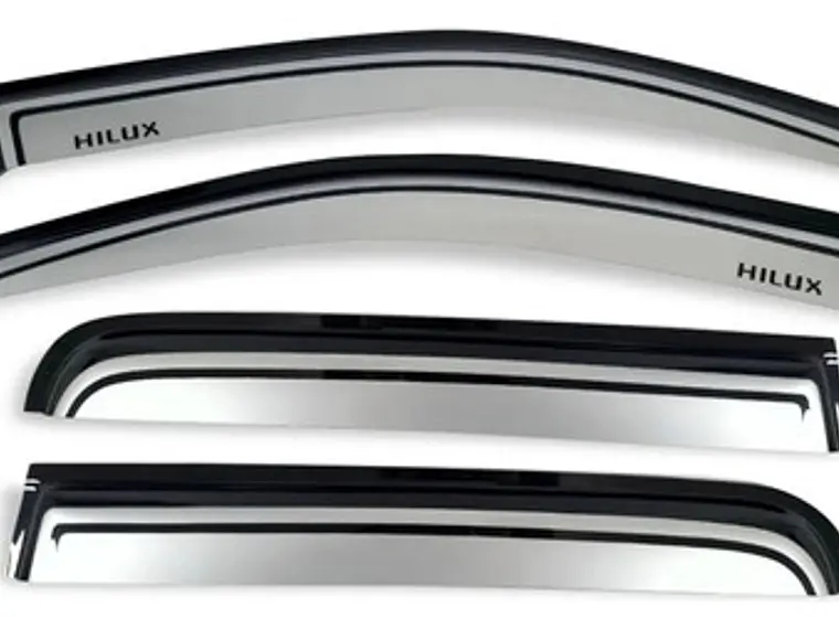 Kit Aletas Botaaguas Bicolor Toyota Hilux 06-16 Envío Gratis 6