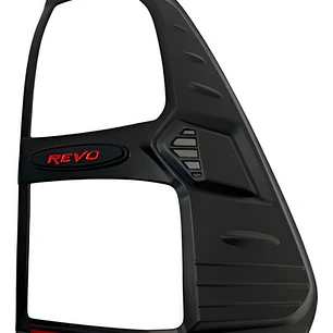 Set Biseles Negros Focos Traseros Toyota Hilux Revo 2016+ 
