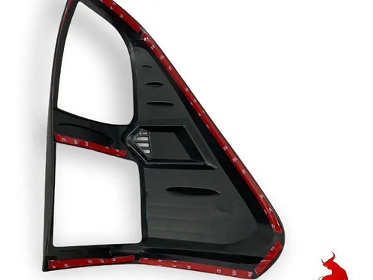 Set Biseles Negros Focos Traseros Toyota Hilux Revo 2016+  4
