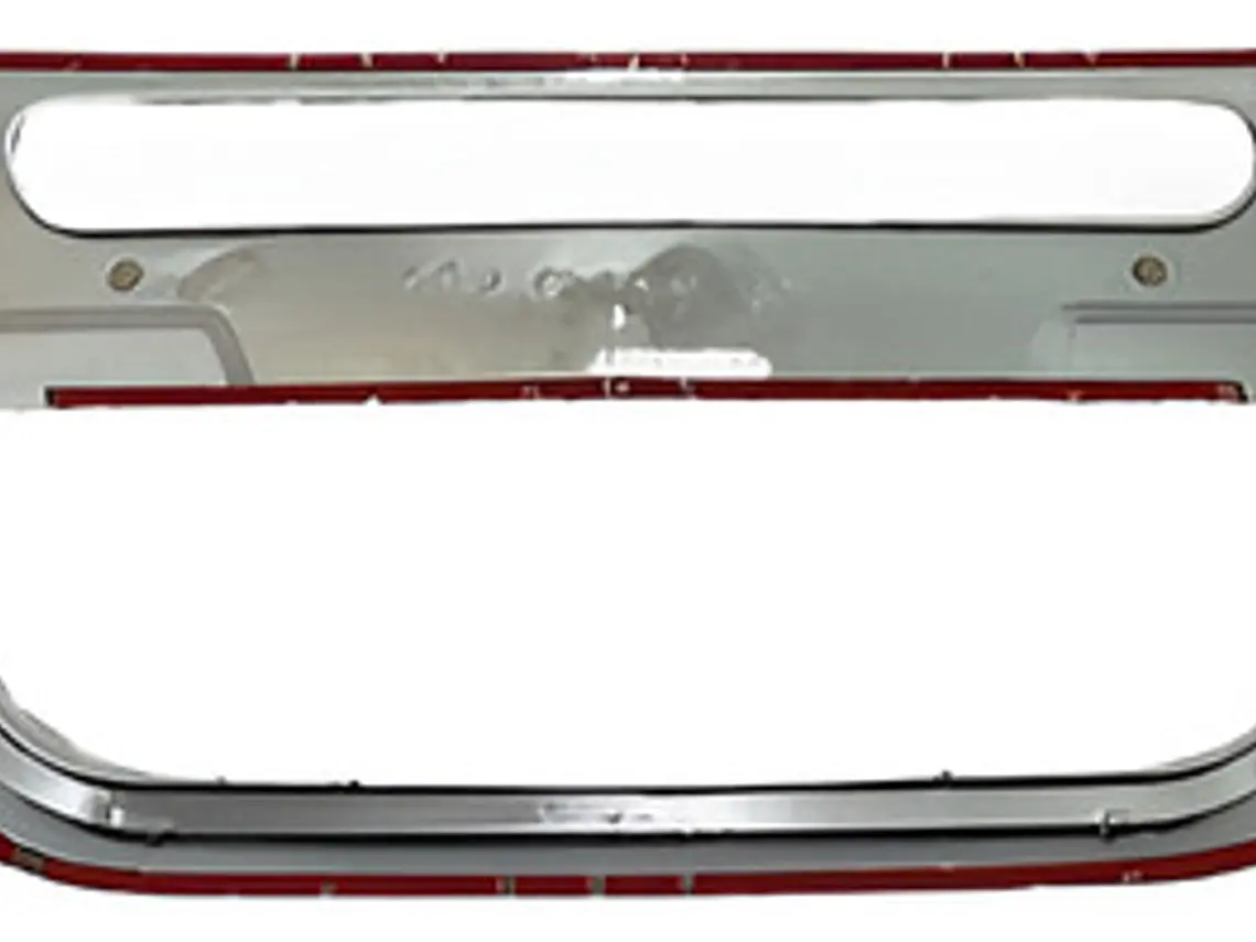 Bisel Cromado Portalón Toyota Hilux Revo 2016-21 Env Gratis 1