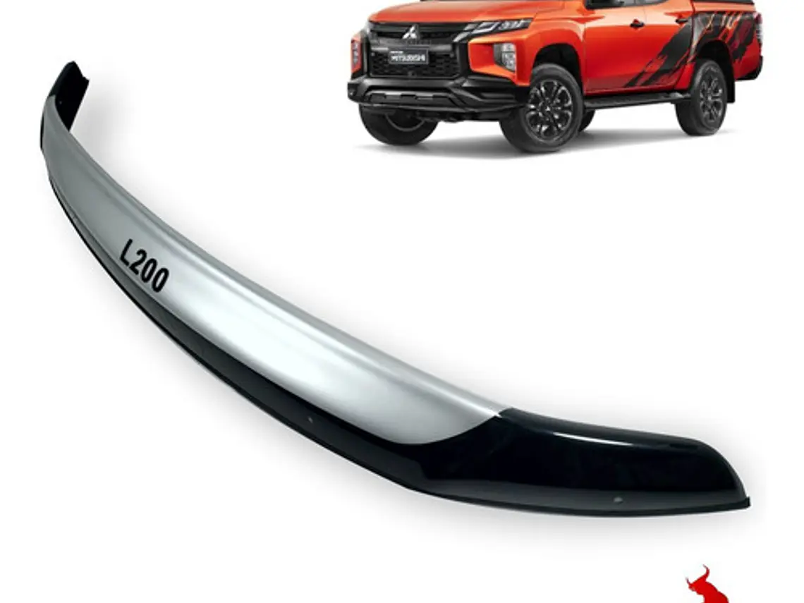 Deflector Capot Bicolor Con Logo Mitsubishi L200  2015-2018 1