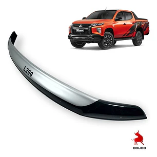 Deflector Capot Bicolor Con Logo Mitsubishi L200  2015-2018