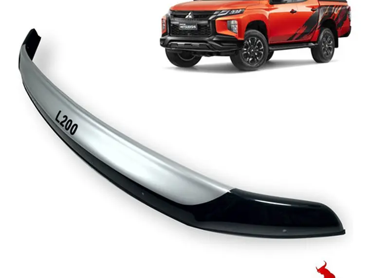 Deflector Capot Bicolor Con Logo Mitsubishi L200  2015-2018 1