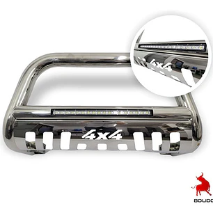 Defensa Acero Inoxidable 4x4 Led Toyota Hilux Vigo 2012-16