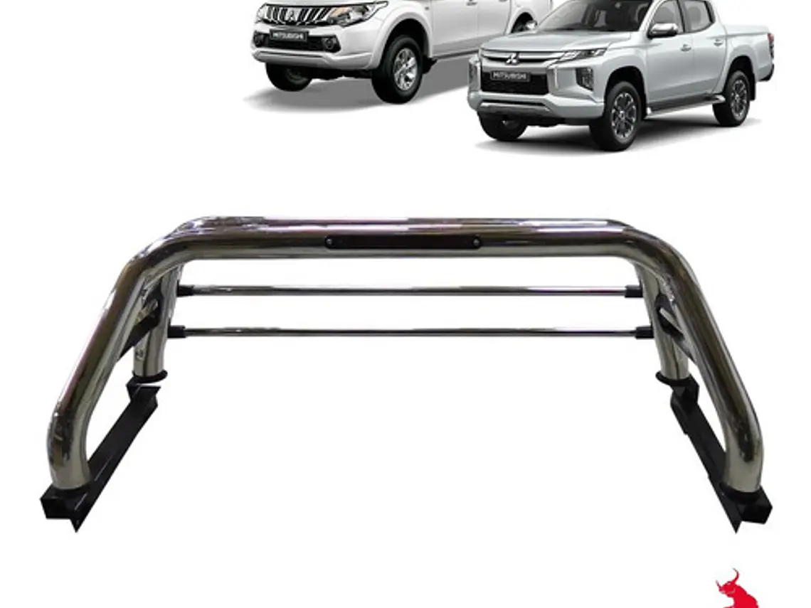 Barra Antivuelco Acero Inoxidable Mitsubishi L200 2016 -2021 1
