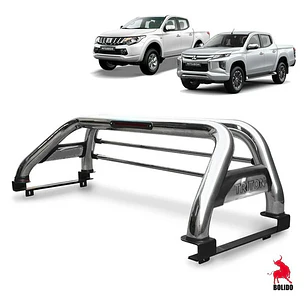 Barra Antivuelco Acero Inoxidable Mitsubishi L200 2016 -2021