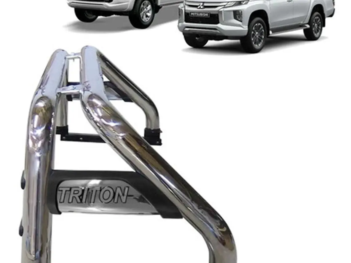 Barra Antivuelco Acero Inoxidable Mitsubishi L200 2016 -2021 3