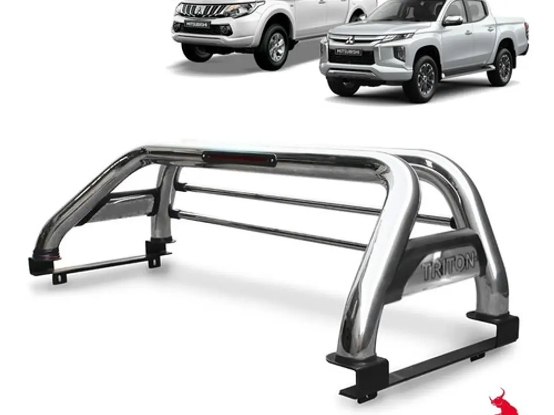 Barra Antivuelco Acero Inoxidable Mitsubishi L200 2016 -2021 4
