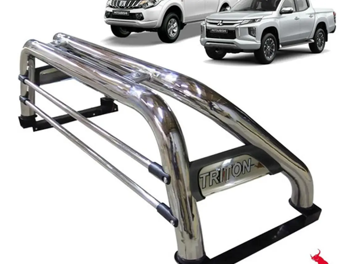 Barra Antivuelco Acero Inoxidable Mitsubishi L200 2016 -2021 5