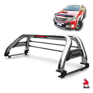 Barra Antivuelco Acero Inoxidable Toyota Hilux Vigo 2006 -16