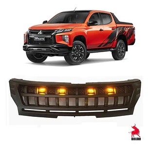 Mascara Rejilla Con Led Mitsubishi New L200 2019 - 2022