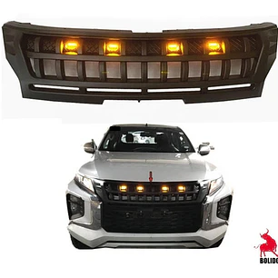 Mascara Rejilla Con Led Mitsubishi New L200 2019 - 2022
