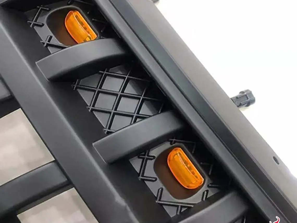 Mascara Rejilla Con Led Mitsubishi New L200 2019 - 2022 4
