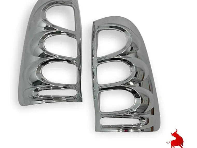 Biseles Cromados Focos Traseros Toyota Hilux Kun 2006-11 1