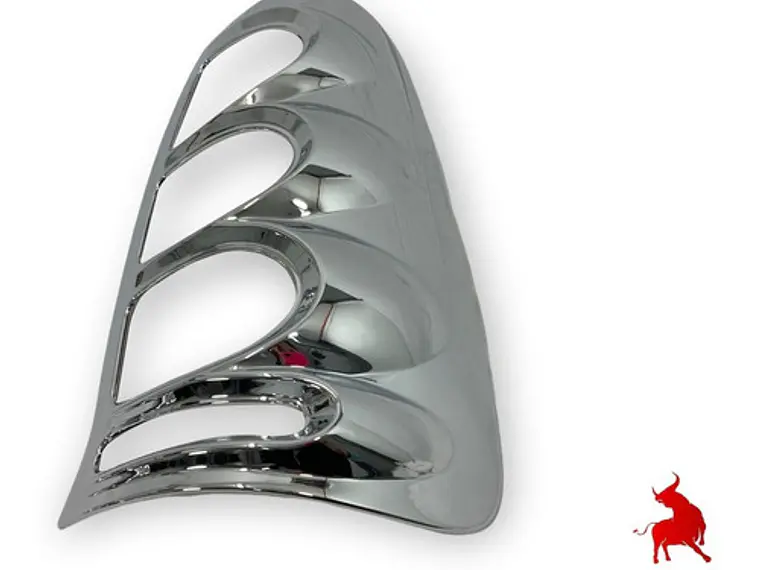 Biseles Cromados Focos Traseros Toyota Hilux Kun 2006-11 2
