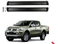 Pisaderas Modelo Original Negras Mitsubishi L200 2016 - 2022 - Miniatura 5