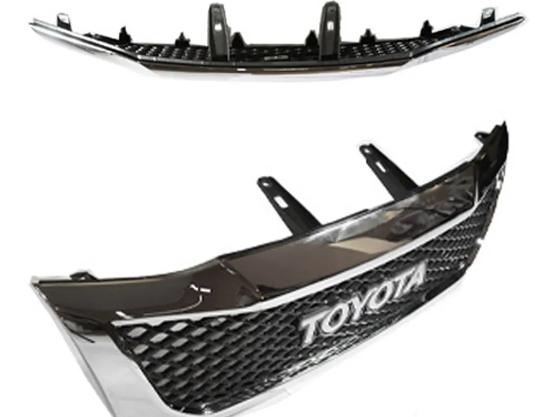 Mascara Cromada Toyota Hilux Vigo Con Logo 2012 - 2016 2