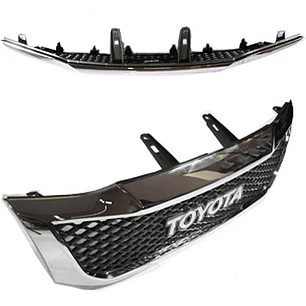 Mascara Cromada Toyota Hilux Vigo Con Logo 2012 - 2016