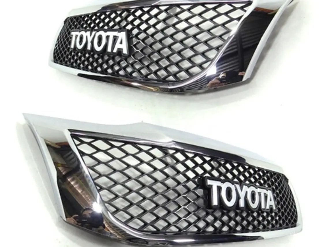 Mascara Cromada Toyota Hilux Vigo Con Logo 2012 - 2016 3
