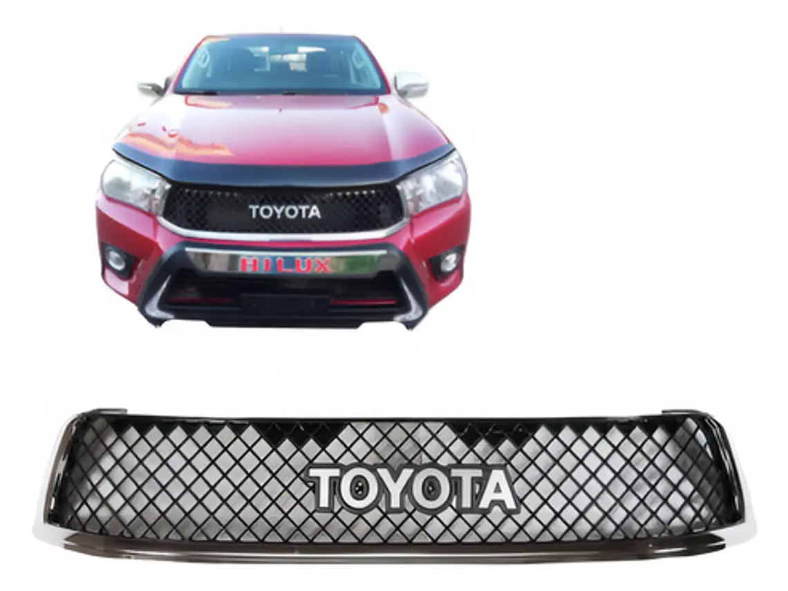 Mascara Rejilla Toyota Hilux Revo 2016 - 2020 Envio Gratis 1