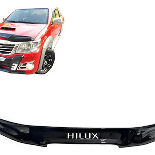Deflector Capot Negro Con Toma De Aire Toyota Hilux 2012-16