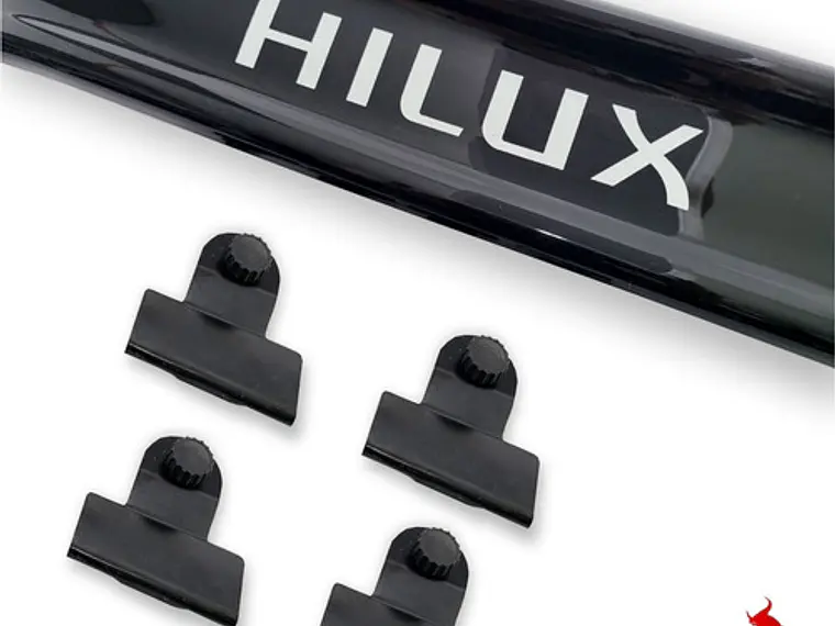 Deflector Capot Negro Con Toma De Aire Toyota Hilux 2012-16 2