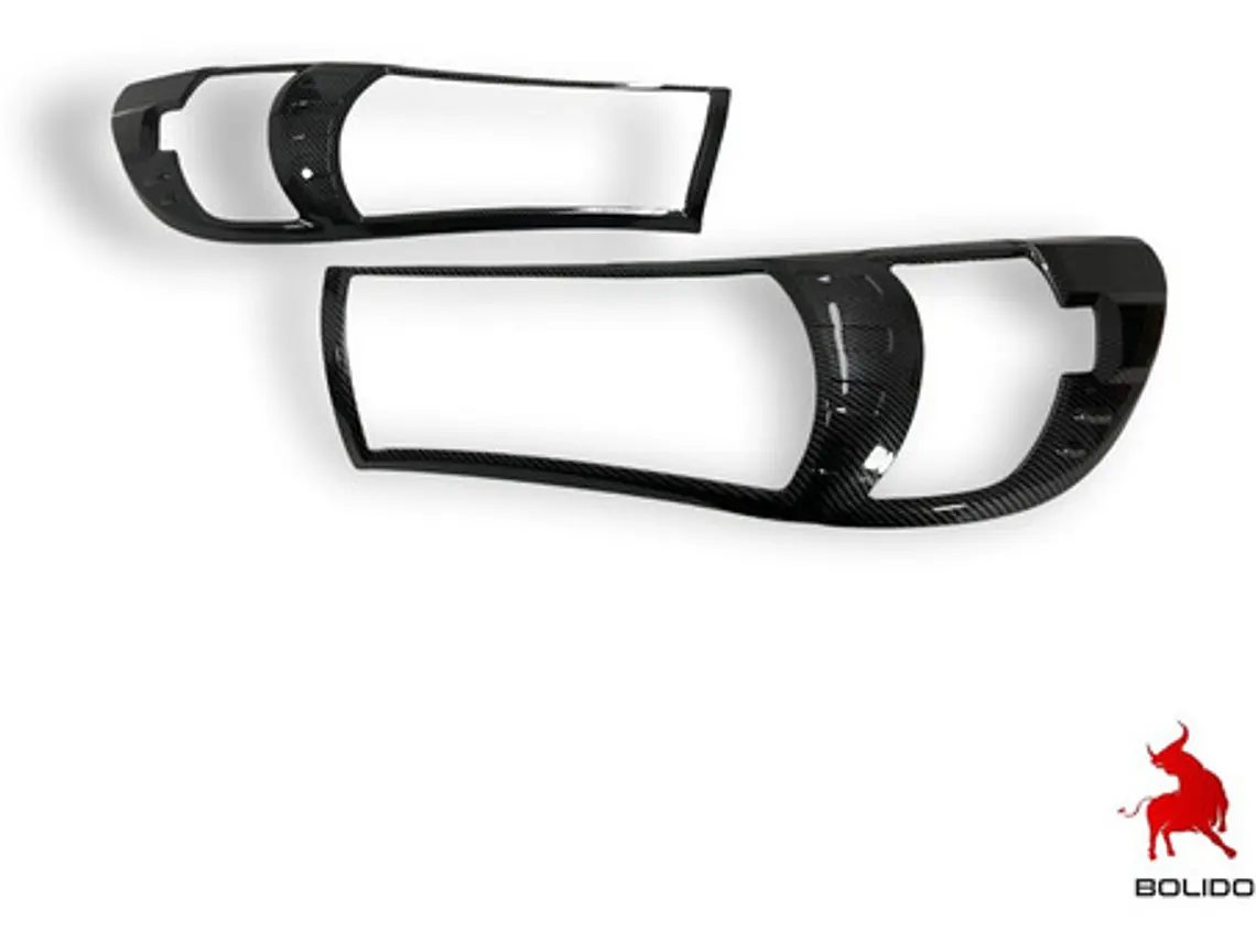 Biseles Carbono Focos Delanteros Toyota Hilux Revo 2016+  1